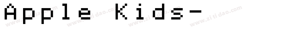 Apple Kids字体转换